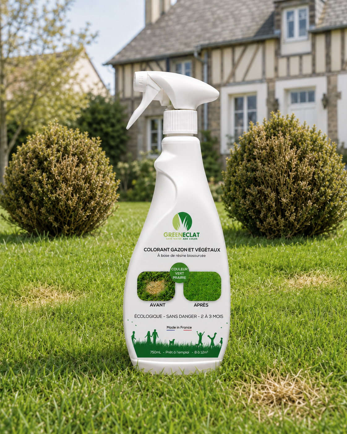 Pulvérisateur Prêt à l'Emploi Vert Prairie 750 mL (~10 m²)