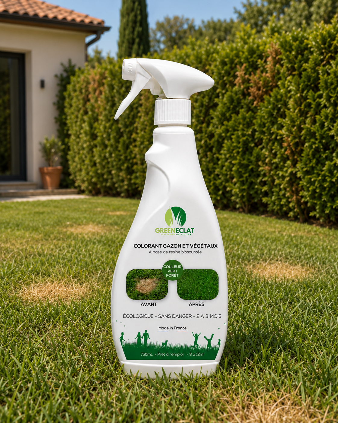 Pulvérisateur Prêt à l'Emploi Vert Forêt 750 mL (~10 m²)