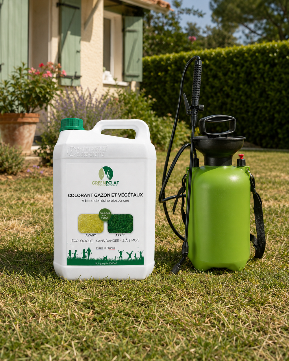 Colorant Prêt à l'Emploi — 5 L Vert Forêt (jusqu'à 50 m²)